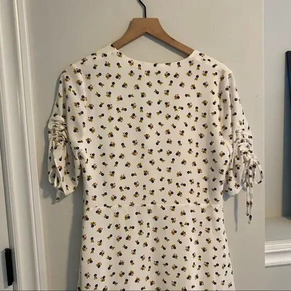 NWT ESSENTIEL ANTWERP White Ditsy Floral Sexy Mini Dress 38 M - Picture 14 of 16